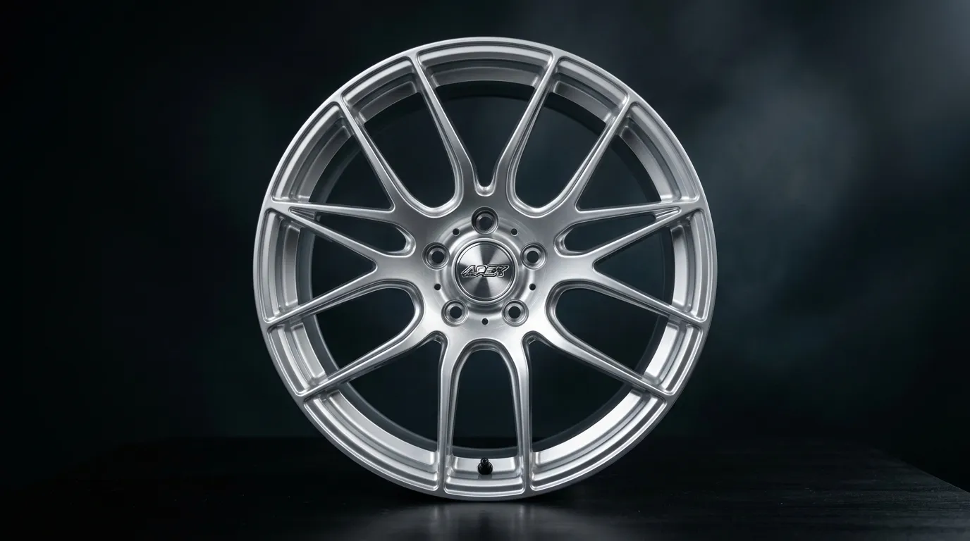 Alloy wheel after refurbishment by Wheel Fusion - restored to factory finish